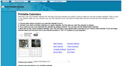 Desktop Screenshot of freeprintablecalendar.net